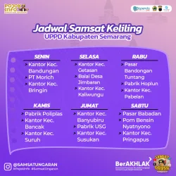 Jadwal Samsat Keliling UPPD Kabupaten Semarang