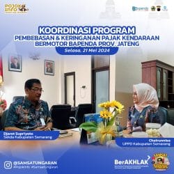KOORDINASI PROGRAM PEMBEBASAN & KERINGANAN PAJAK KENDARAAN BERMOTOR BAPENDA PROV. JATENG