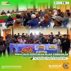 SOSIALISASI KEPATUHAN PKB, PROGRAM SPESIAL UNTUNG, DAN PROGRAM SENGKUYUNG DI KECAMATAN BANDUNGAN 24 SEPTEMBER 2024