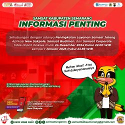 PENGUMUMAN PENTING TERKAIT APLIKASI NEW SAKPOLE, SAMSAT BUDIMAN, DAN SAMSAT CORPORATE